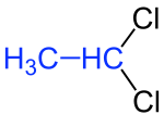 Dichloroethylidene Structural Formulae V.1.svg