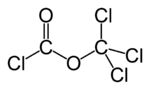 Struktur von Diphosgen