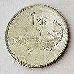 Isländische Ein-Kronen-Münze