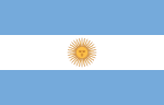Flagge Argentiniens