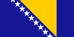 Flagge von Bosnien-Herzegowina