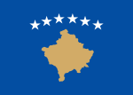 Flagge des Kosovo