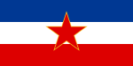 Flagge Jugoslawiens