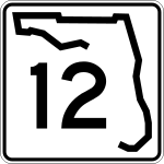 Straßenschild der Florida State Route 12