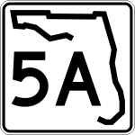 Straßenschild der Florida State Route 5A