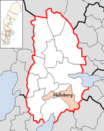Lage der Gemeinde Hallsberg