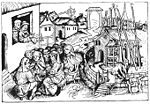 Der Pauker von Niklashausen in der Schedelschen Weltchronik von 1493