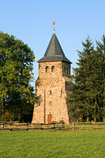 Kircheib, die romanische Basilika aus dem 12. Jahrhundert war neben dem Eipbach namensgebend