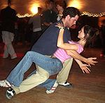 Lindy-Hop-Tanzpaar, Midtown Stomp, California, 2005