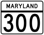Straßenschild der Maryland State Route 300