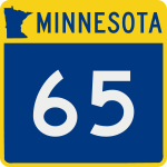 Straßenschild der Minnesota State Route 65
