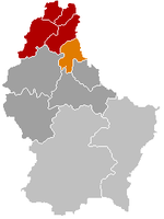 Karte Gemeinde Parc Hosingen