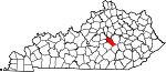 Map of Kentucky highlighting Garrard County.svg