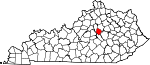 Map of Kentucky highlighting Jessamine County.svg