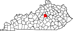 Map of Kentucky highlighting Mercer County.svg