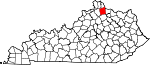 Map of Kentucky highlighting Pendleton County.svg