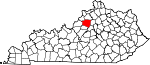 Map of Kentucky highlighting Shelby County.svg