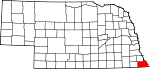 Map of Nebraska highlighting Richardson County.svg
