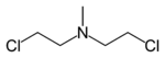 Struktur von Mechlorethamin