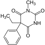 Struktur von Methylphenobarbital