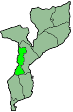 Karte Bistum Chimoio