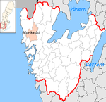 Lage der Gemeinde Munkedal