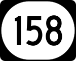 Straßenschild der New Jersey State Route 158