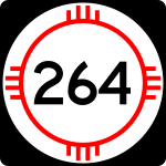 Straßenschild der New Mexico State Route 264