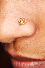 Nose piercing gold stud.jpg