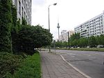 Otto-Braun-Straße am Alexanderplatz