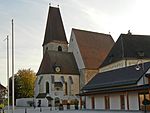 Kath. Pfarrkirche hl. Severin und Friedhof
