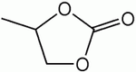 Struktur von Propylencarbonat
