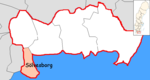Lage der Gemeinde Sölvesborg