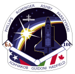 Missionsemblem STS-100