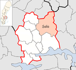 Lage der Gemeinde Sala