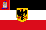 Seedienstflagge Hamburg 1921.svg
