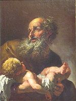 Simeon with the Infant Jesus Brandl after 1725 National Gallery Prague.jpg