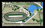 Stamps of Germany (BRD), Olympiade 1972, Ausgabe 1972, Block 1, 25 Pf.jpg