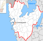 Lage der Gemeinde Stenungsund