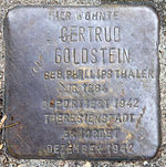Stolperstein Ruhlebener Str 155 (Spand) Gertrud Goldstein.jpg