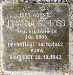 Stolperstein Sakrower Kirchweg 70a (Kladow) Johanna Schloss.jpg
