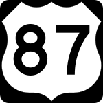 Straßenschild des U.S. Highways 87