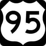 Straßenschild des U.S. Highways 95