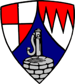 Gemeindewappen von Gerbrunn und Logo des TSV Gerbrunn