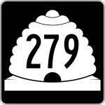 Straßenschild der Utah State Route 279
