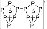 [P14]4− ist aus zwei verbrückten [P7]3−-Käfigen aufgebaut