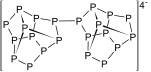 [P22]4− ist aus zwei verbrückten [P11]3−-Käfigen aufgebaut