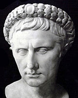 Augustus als Princeps, mit der Bürgerkrone auf dem Haupt (Rom, Kapitolinische Museen)