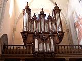 Orgel des Collégiale St-Hippolyte in Poligny (Jura)