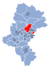 Lage des Powiat Będziński